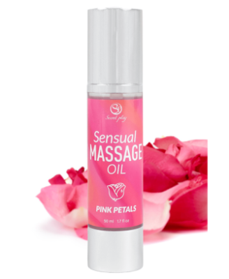 Huile de massage pétales de roses 50 ml Secret Play